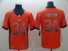 Chicago Bears #34 Walter Payton Orange Drift Fashion Vapor Untouchable Limited Jersey