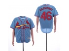 St. Louis Cardinals #46 Paul Goldschmidt Blue Cool Base Jersey