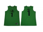 Oregon Ducks #1 Bol Bol Electric Green College Basketball Jersey