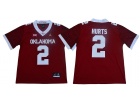 Oklahoma Sooners #2 Jalen Hurts Red New Style Limited Jersey