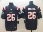 New England Patriots #26 Sony Michel Blue Color Rush Limited Jersey