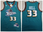 Detroit Pistons #33 Grant Hill Green Throwback Jersey