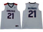 Gonzaga Bulldogs #21 Rui Hachimura White College Basketball Jersey