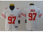 Youth San Francisco 49ers #97 Nick Bosa White Vapor Untouchable Limited Jersey