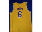 Nike Los Angeles Lakers #6 LeBron James Yellow Swingman Basketball Jersey