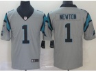 Carolina Panthers #1 Cam Newton Gray Inverted Legend Limited Jersey