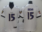 Baltimore Ravens #15 Marquise Brown White Vapor Limited Jersey
