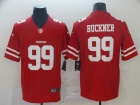 San Francisco 49ers #99 DeForest Buckner Red Vapor Untouchable Limited Jersey