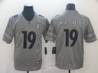 Pittsburgh Steelers #19 JuJu Smith-Schuster Gridiron Gray Limited Jersey