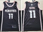 Atlanta Hawks #11 Trae Young 2019-20 Black City Jersey