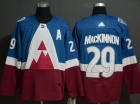 Adidas Colorado Avalanche #29 Nathan MacKinnon Blue 2020 Stadium Series Jersey