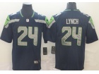 Seattle Seahawks #24 Marshawn Lynch Blue Vapor Untouchable Limited Jersey