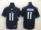 Tennessee Titans #11 A.J. Brown Navy Blue Vapor Untouchable Limited Jersey