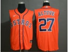 Nike Houston Astros #27 Jose Altuve Orange Vest Jersey