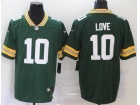 Green Bay Packers #10 Jordan Love Green Vapor Limited Jersey