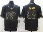 Dallas Cowboys #88 CeeDee Lamb Black Gold  Limited Jersey