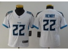 Youth Tennessee Titans #22 Derrick Henry White Limited Jersey