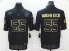 Dallas Cowboys #55 Leighton Vander Esch Black Salute to Service Limited Jersey