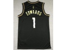 Nike Minnesota Timberwolves #1 Anthony Edwards Black Golden Jersey