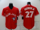 Nike Toronto Blue Jays #27 Vladimir Guerrero JR Red Cool Base Jersey