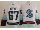 Seattle Kraken #67 Morgan Geekie White Jersey
