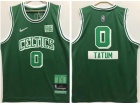 Nike Boston Celtics #0 Jayson Tatum Green 2021-2022 City Jerseys
