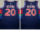 Nike Philadelphia 76ers #20 Georges Niang Blue 2021-2022 City Jerseys