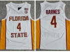 Florida State #4 Scottie Barnes White Jersey