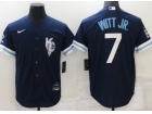 Kansas City Royals #7 Bobby Witt Jr. Blue City Cool Base Jersey
