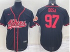 San Francisco 49ers #97 Nick Bosa Black Baseball Jersey