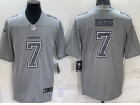 Dallas Cowboys #7 Trevon Diggs Grey Atmosphere Jersey