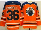 Edmonton Oilers #36 Jack Campbell Orange Jersey