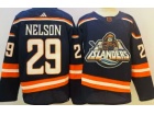 New York Islanders #29 Brock Nelson Blue Reverse Jersey