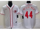 Cincinnati Reds #44 Elly De La Cruz White Cool Base Jersey