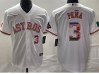 Houston Astros #3 Jeremy Pena White Rainbow Jersey