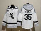 Chicago White Sox #35 Frank Thomas White Hoodie