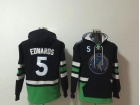 Minnesota Timberwolves #5 Anthony Edwards Navy Blue Blue Hoodie