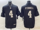Las Vegas Raiders #4 Aidan O'Connell Black Limited Jersey