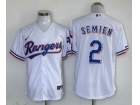Texas Rangers #2 Marcus Semien White Cool Base Jerseys