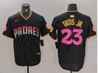 San Diego Padres #23 Fernando Tatis Jr Black/Fade City Connect Jersey