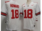 Ohio State Buckeyes #18 Will Howard  White F.U.S.E Jersey