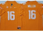 Texas Longhorns #16 Morgan Wallen Orange F.U.S.E Limited Jersey