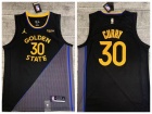 Golden State Warriors #30 Stephen Curry Black 2024-25 Jersey