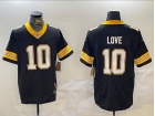 Green Bay Packers #10 Jordan Love Black Vapor F.U.S.E Limited Jersey