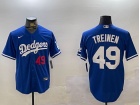 Los Angeles Dodgers #49 Blake Treinen Blue Players Limited Jersey