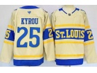 Fanatics St.Louis Blues #25 Jordan Kyrou Cream 2025 Winter Classic Jersey