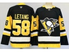 Fanatics Pittsburgh Penguins #58 Kristopher Letang Black Jersey