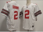 Ohio State Buckeyes #2 Caleb Downs Diamond White F.U.S.E Limited Jersey