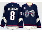 Fanatics Columbus Blue Jackets #8 Zach Werenski Navy Blue 2025 Stadium Series Jersey
