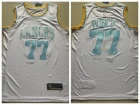 Los Angeles Lakers #77 Luka Doncic White Throwback 22-23 Season Jersey